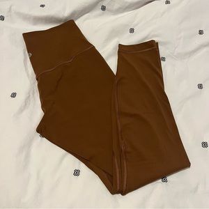 ✨SOLD✨Lululemon Roasted Brown Align Leggings Size 6 25” Inseam